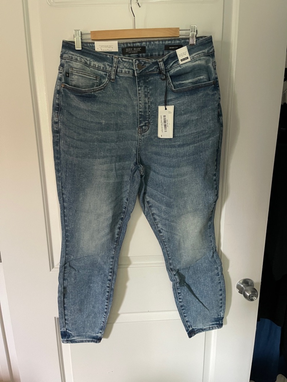Judy Blue Light Blue Cropped High Waist Jeans - Size 16W NWT